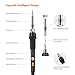 TACKLIFE SKY47AC 11-in-1 ESD Protecting Soldering Iron Kit 60W Adjustable Temperature Welding Soldering Iron, with 5pcs Different Soldering Tips, Solder Sucker, Soldering Wire,Cleaning Sponge Stand