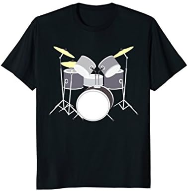 Music T shirts Drum Set Funny Drum Stick Gift Music Shirt