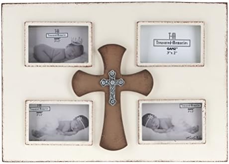 Multi Photo Baby Inspirations Cross 10 x 7 Picture Frame