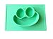 3D Silicone Happy Frog Face Placemat + Plate NEW Smaller Size for Baby and Toddlers