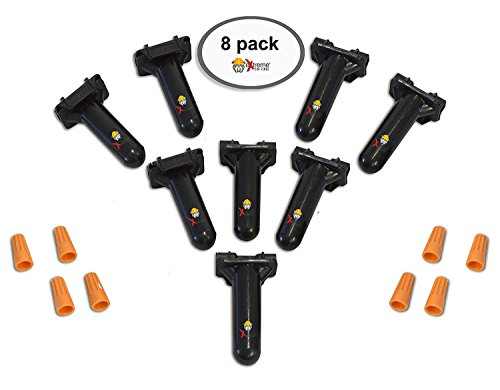 Extreme Dog Fence Dog Fence Wire Splices (8 Pk) - Install, Repair or Expand Any in Ground Dog Fence Wire with Electric Fence Wire Splice Kits or Add to Your Dog Fence Wire Repair Kit