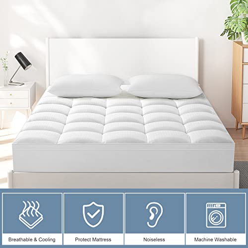 St Starcast Queen Egyptian Cotton Pillow Top 2 Inch Mattress Topper