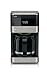Braun KF7150BK Brew Sense Drip Coffee Maker, Stainless steel and black finish.