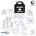 82 Piece First Aid Medical Kit for Home, Business, Travel, Camping, Vehicle, Kids. OSHA Compliant 2019 Small First Aid Kit in Nylon Bag. Includes Guide, Scissors, Tweezers, Bandages, Gauze, Tape
