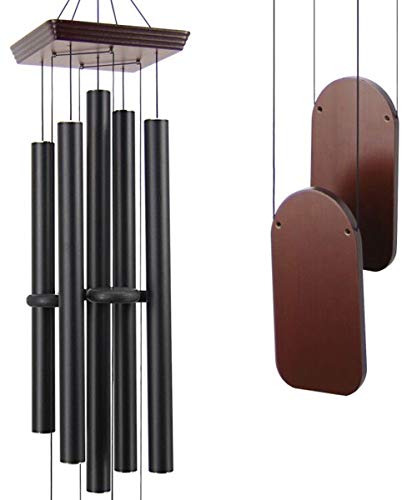 ASTARIN Large Wind Chimes Outdoor 48 Inch Sympathy Wind Chime with 5 Heavy Aluminum Tubes Tuned Soothing Melody, Memorial Wind Chimes for Outside Decoration (Patio, Garden, Yard) - Thumbnail 7