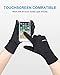 Batuzon Winter Running Gloves Touchscreen Windproof Water-Resistant Warm Cycling Gloves Lightweight Thermal Liner Gloves Riding Driving Hiking Outdoor Sports Gloves Cold Weather for Men Women