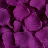 1 X 1000 Silk Rose Petals Lapis Deep Purple