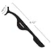 FAMILIFE False Eyelashes Extensions Applicator Stainless Steel Eyelash Tweezers for Eyelashes Application and Removal,Black