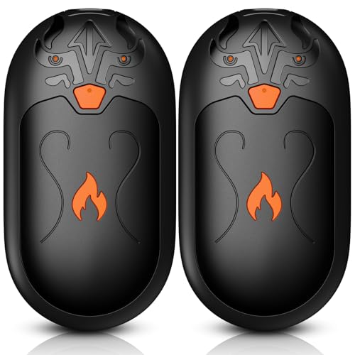 415bcMdId0L Handwärmer Wiederaufladbar 2 Pack, Handwärmer Elektrisch Mit 24 Stunden Wärme &Amp; 3 Heizmodi,Tragbarer Taschenwärmer Für Reno-Patienten, Frauen Männer(Schwarz)