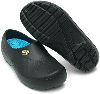 ESCOFFIER Waterproof Kitchen Chef Nurse Clog - Work Mule Shoes for Men Women