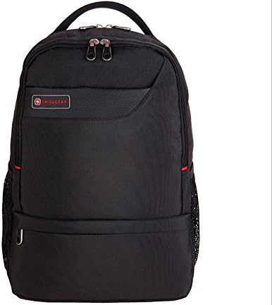 Waterproof Backpack Explosion of Swiss Army Men's Shoulder Bag Waterproof Backpack (Black)