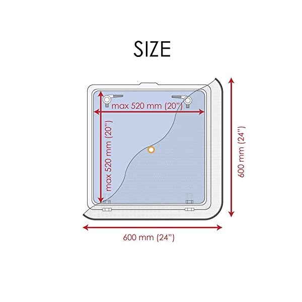 Waterline-Design-Boat-Bug-Screen-for-24×24-Foredeck-Hatch-Marine-Mosquito-Insect-Net-Fits-Yacht-RV-Motorhome Waterline-Design-Boat-Bug-Screen-for-24×24-Foredeck-Hatch-Marine-Mosquito-Insect-Net-Fits-Yacht-RV-Motorhome