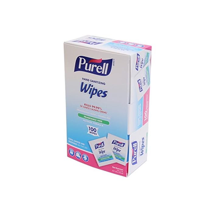 The Gojo Industries Incorporated MCK42731800 - Sanitizing Skin Wipe Purell Individual Packet Alcohol (Ethyl) Alcohol…