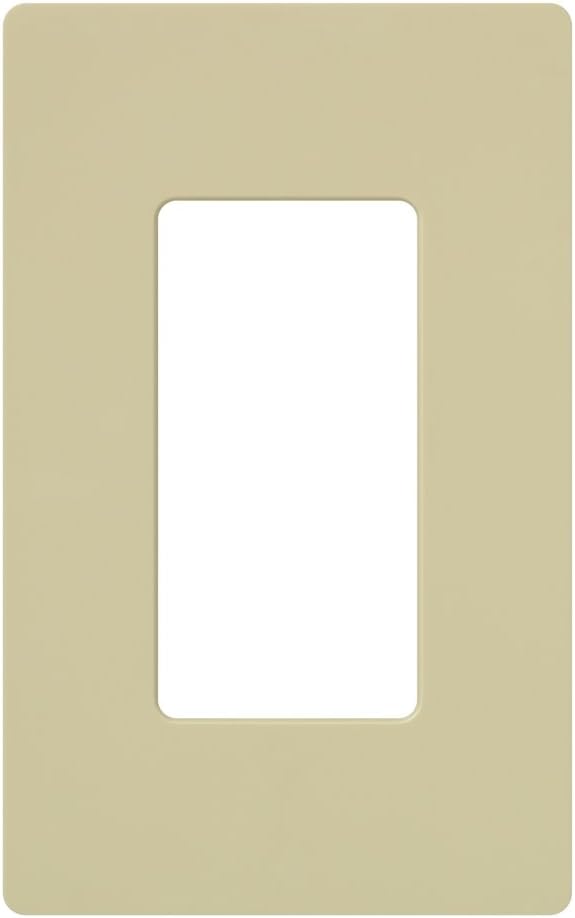 Lutron Claro 1 Gang Decorator Wallplate (96-Pack), CW-1-IV-96, Ivory