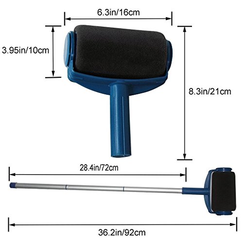 Nanja Paint Roller-Smart Paint Roller Applicator,Paint Runner Pro Roller Brush set for Painting Walls and Ceilings,DIY-in Premium Paint Kit-8 Piece
