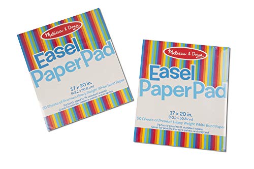 Melissa & Doug Easel Pad Bundle 50 Sheets 2-Pack