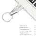 uKuiden 3PCS USB 2.0 Flash Drive 32GB Metal with Key Ring - Silver
