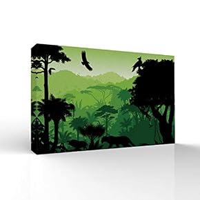 Quiet Tropical Forest Home Artwork for Living Room Bedroom