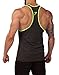Tuesdays2 Men Gym Muscle Sleeveless Shirt Tank Top T-shirt Bodybuilding Sport Vest (M/US6, Gray)