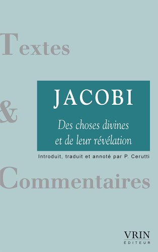 Des choses divines et de leur révélation