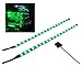 LEDdess PC LED Flexible Light Strip Computer Lighting Green with Magnetic for PC Case Computer Lighting Kit(30cm,18leds,S Series)