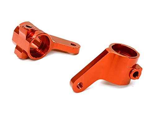 Integy RC Model Hop-ups C27632RED Billet Machined Alloy Steering Knuckles for Traxxas 1/10 Bigfoot 2WD Truck