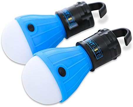 Tent Lite (2 pack) LED tent light | Camping lights for tent, hiking, fishing, home, shop and emergency use | Essential accessory for camping gear and hiking equipment