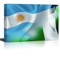 Canvas Wall Art Flag Day Theme Canvas Prints Home Artwork Decoration for Living Room Bedroom - 12x18 inches