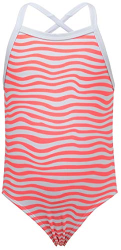 Traje de baño naranja con espalda cruzada de Snapper Rock Crush