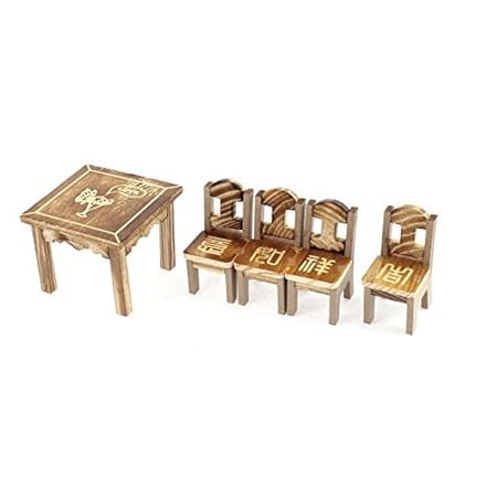 Dealmux Vaso De Madeira Impresso Home Office Desktop Decor