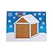12 Large MAKE a GINGERBREAD HOUSE Sticker Sheets/Christmas CRAFT/ACTIVITY/8.5