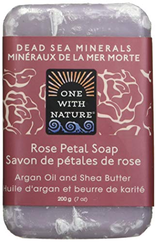 One With Nature Rose Petal Soap 7oz 6 Pack