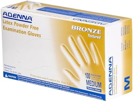 Amazon.com: Tradex L5101-MD Ambitex Medium Powdered Latex Gloves