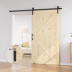 SMARTSTANDARD 48in x 80in Sliding Barn Door with