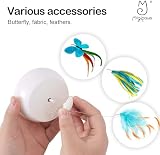 Migipaws Interactive Cat Toy Butterfly & Feather Kitten Toy with Auto Spinning view 7