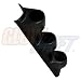 GlowShift Universal Black Triple Pillar Gauge Pod - Fits Any Make/Model - ABS Plastic - Mounts (3) 2-1/16" (52mm) Gauges to Vehicle's A-Pillar primary