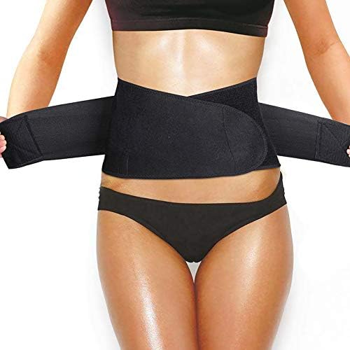 YXTY Waist Trainer Belt, Weight Loss Ab Belt Waist Trimmer Belt for Men & Women Waist Cincher Trimmer Slimmer Body Shaper Compression Band for Sweet Abdominal Muscle & Back Support Workout Fitness