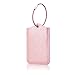 ACdream Luggage Tags 2 Pack, Leather Suitcase Tags Identifiers, Cute Cruise ID Labels with Privacy Cover fits on Backpack, Travel Bag, for Women, Men, Adults, Kids, Rose Gold