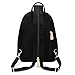 ECOSUSI Women Daypack Outdoor Sling Chest Bag Small Nylon Backpacks for College Girls Fashion Travel Bag, Black