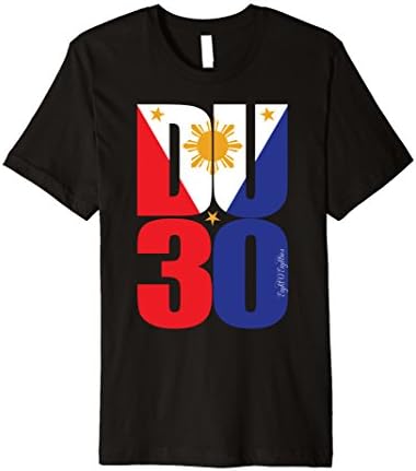 Men's DU30 President Rodrigo Duterte Philippines Pinoy Pride 3XL Black