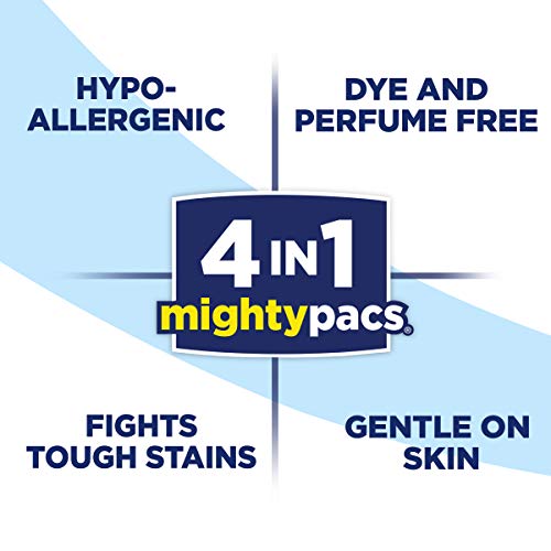 all Mighty Laundry Detergent Pacs, Free Clear for Sensitive Skin, Unscented and No Dye, 39 Count - Image 6
