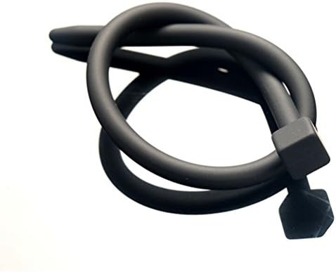 Lizxun Men Relaxing Toys Handled Urethral Stretching Bladder Toys Relieve Stress Length 35cm (3.5mm(Dia), Black)