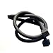 Lizxun Men Relaxing Toys Handled Urethral Stretching Bladder Toys Relieve Stress Length 35cm (7.5mm(Dia), Black)