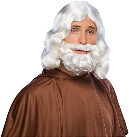 029/172 (White) Jesus Beard &amp; Wig Set