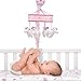 Lambs & Ivy Magic Unicorn White/Pink Musical Baby Crib Mobile Soother Toy