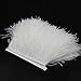 YEQIN 2 Yards Natural & Soft Ostrich Feathers Fringe Trims Ribbon - Used for Dress, Sewing Decoration, Craft Clothing, Boots, Wedding Decoration, DIY, Etc (White)