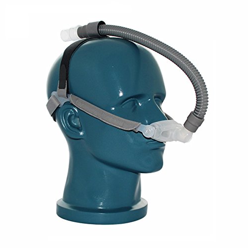 idunmed Nasal Pillows Mask With 3 Size Cushions(S/M/L) Adjustable Headgear Strap Supplies For Sleep Apnea Anti Snoring