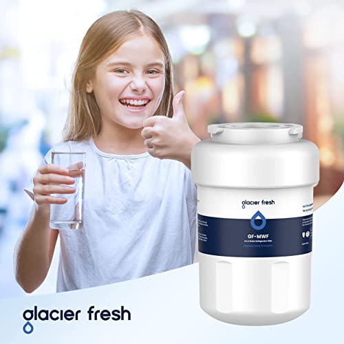 GLACIER FRESH MWF Water Filters for GE Refrigerators, NSF 42