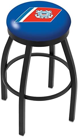 Misha 25" Bar Stool with Black Wrinkle finish, Interval Taupe fabric seat, and 360 degree swivel by Holland Bar Stool Company