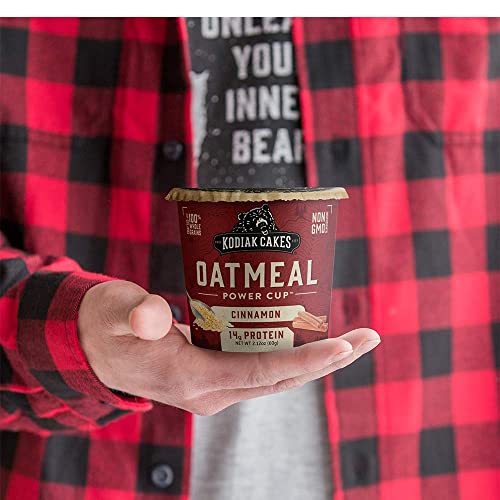 Kodiak Cakes Instant Oatmeal Cups Cinnamon High Protein Oatmeal Cup